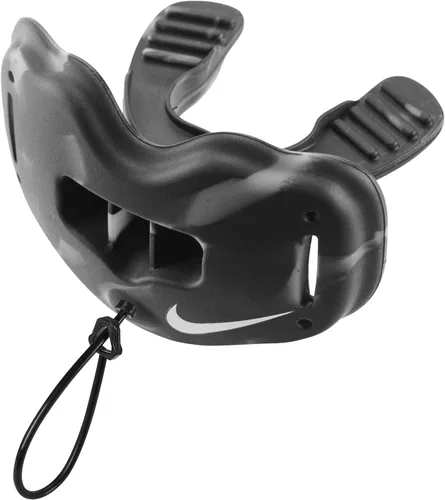 Vista 2 de Nike Protector bucal Alpha Lip Protector Fútbol Negro Blanco