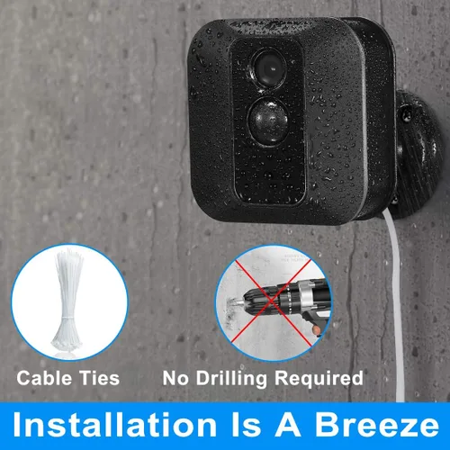 Vista 5 de Itramax Cable de carga Blink Blink de 10 pies para exteriores/interiores (3ª generación) con adaptador (1 paquete), compatible con ladrillo de carga