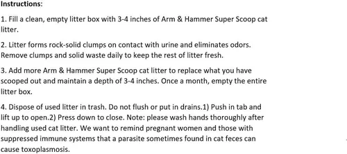 Vista 3 de Arm & Hammer Super Scoop Litter, sin fragancia, 14 libras (el embalaje puede variar)