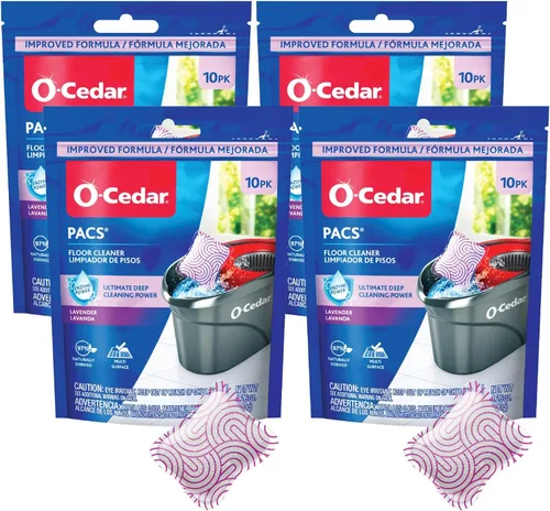 Vista 15 de O-Cedar Paquetes de limpieza de piso 20 unidades con aroma cítrico 10 unidades (2 paquetes)