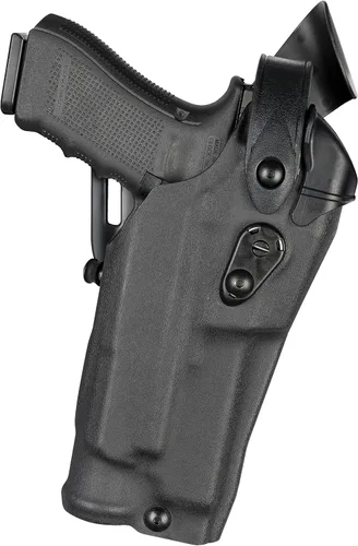 Vista 2 de SAFARILAND 6360 Glock Holster, Level III Retention™ Holster para Glock 17/22 Surefire X300U - Red Dot Optic Compatible, STX Tactical Black, mano