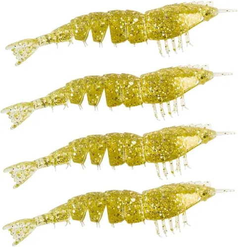 Vista 4 de Z-MAN EZ ShrimpZ - Anzuelo de pesca de camarón blando de 8.9 cm sin enganchar, 4