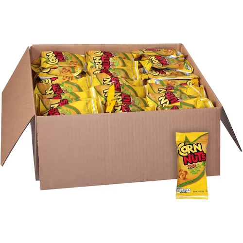 Vista 3 de Corn Nuts Granos de maíz crujientes para barbacoa (bolsas de 1.4 onzas, paquete de 144)