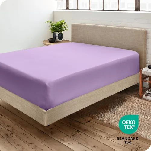 Vista 173 de Bare Home - Sábana bajera ajustable tamaño individual XL, microfibra 1800 muy suave y duradera, para colchones altos; color blanco