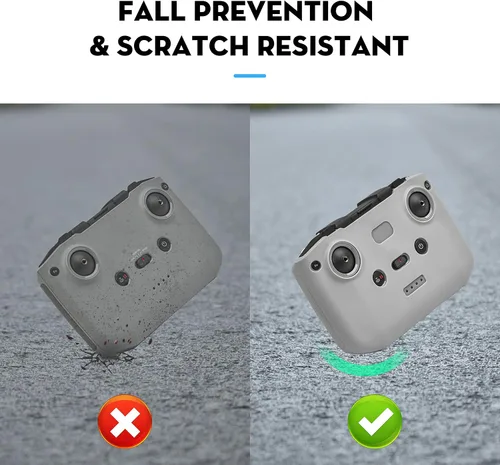 Vista 2 de STARTRC Mini 3 Pro RC-N1 Funda protectora de silicona para DJI Mini 3 PRO/Mavic 3/Mini 2/Air 2S Control remoto