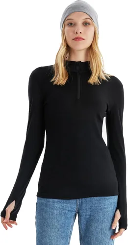 Vista 26 de Merino Protect 100% lana merino capa base mujer ropa interior térmica ligera suave manga larga camisa para senderismo esquí