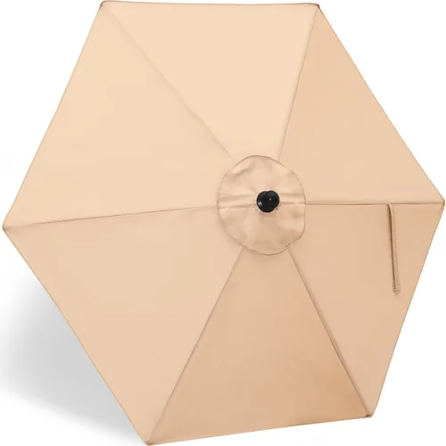 Vista 83 de ABCCANOPY Sombrilla para Exteriores de 7.5 pies, Repuesto de Cubierta Superior Compatible con 6 Varillas (Azul)