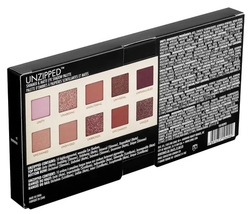 Vista 8 de LORAC Paleta de sombras de ojos sin cremallera, acabado mate y purpurina