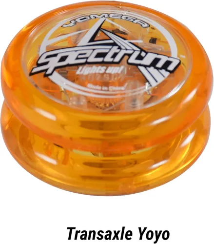 Vista 2 de Yomega Spectrum – Yoyo Fireball con eje transaxial iluminado con luces LED para nivel intermedio, avanzado y profesional, juego de cuerda con trucos