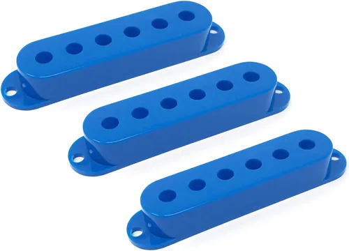Vista 11 de Cubiertas de plástico blanco envejecido de una sola bobina para guitarra eléctrica Fender Stratocaster Strat (juego de 3) PCST-AGW