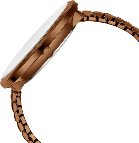 Vista 3 de Reloj de pulsera de acero inoxidable con esfera fácil de leer, para hombre y mujer