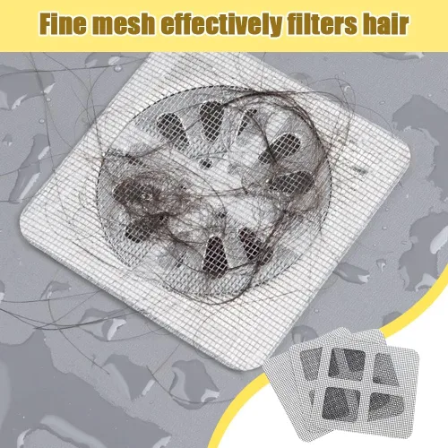 Vista 3 de Adhesivos desechables para drenaje de cabello, 2025 Cubierta de drenaje de ducha desechable Atrapacabellos Protector de drenaje de ducha de baño
