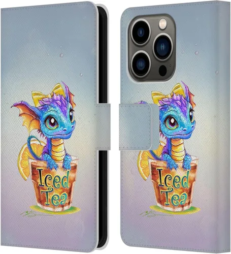 Vista 287 de Head Case Designs Officially Licensed Ruth Thompson Boba Tea Cup O Dragons Leather Wallet Case Compatible with Apple iPhone 7 Plus / 8 Plus