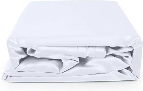 Vista 12 de THE COTTON & SILK® Sábana bajera ajustable 100% de algodón de fibra larga de lujo, calidad de hotel de 5 estrellas, suave, transpirable y duradera