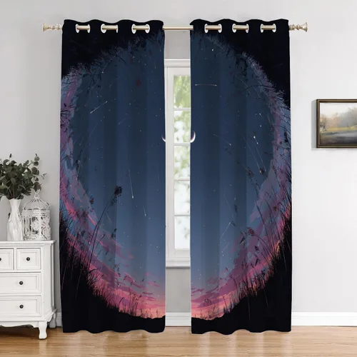 Vista 98 de Maritime Ocean Cafe Curtains,Anchors Nautical Art Blackout Tier Curtain Multilayer Polyester Short Kitchen Drapes 2 Pack 26X24 Inches