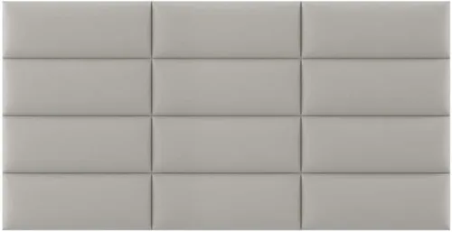 Vista 25 de Vänt - Paneles tapizados de cabecera para montar en la pared, diseño Isabelle, 60 x 23 pulgadas, configuración de 4 paneles individuales