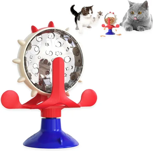 Juguete Dispensador de Golosinas para Gatos y Perros - Alimentador Interactivo para Gatos Juguetes Alimentadores de Comida para Mascotas Dispositivo