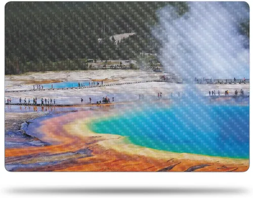 MightySkins - Funda de fibra de carbono compatible con Apple MacBook Air de 15 pulgadas M2 (2023), kit de envoltura completa, resorte prismático,