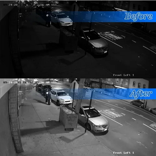 Vista 6 de Joyzan Iluminación IR, 48 LED Luces Infrarrojos Impermeable Visiones Nocturnas Cámara IP Seguridad Auto Sensor Iluminación CCTV 60 Grados Ángulo