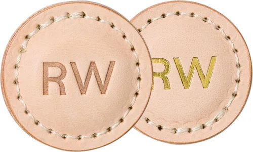 Vista 14 de Northwind Personalized Leather Golf Ball Markers (Set of 2) – Made in USA - Custom Monogrammed Full Grain Leather Ball Markers – Custom Golf