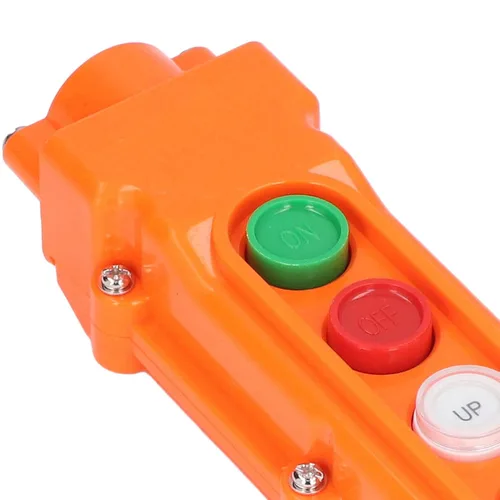 Vista 6 de COB-61A interruptor de botón de empuje de grúa Interruptor de control remoto de alzamiento a prueba de lluvia para grúas puertas traseras