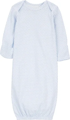 Vista 2 de Simple Joys by Carter's Paquete de 3 batas de algodón para bebé niña Azul floral malva