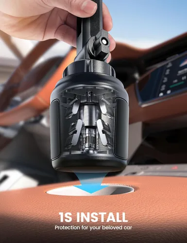 Vista 4 de Lamicall Soportes de teléfono para tu coche – [Compatible con fundas gruesas] Soporte universal ajustable para teléfono celular para camión, carrito