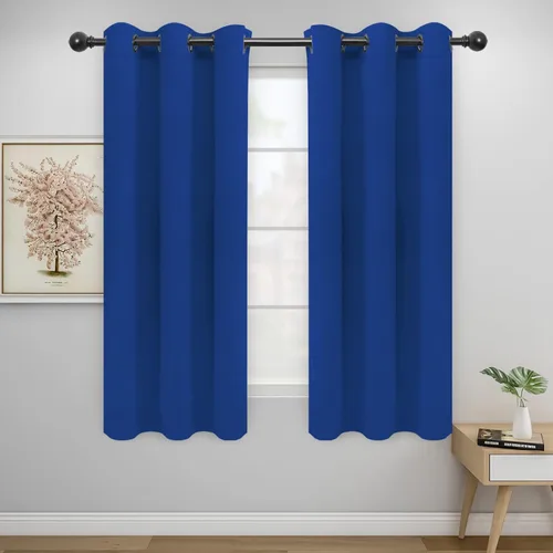 Vista 298 de Easy-Going - Cortinas opacas para dormitorio, aislamiento térmico sólido con ojales, cortinas de ventana para reducción de ruido, cortinas