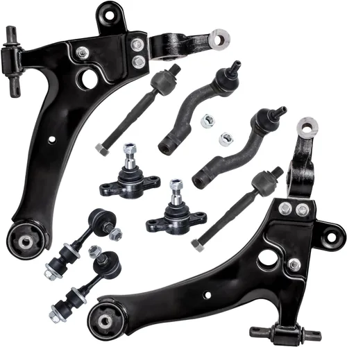 Vista 173 de Detroit Axle - Kit de suspensión delantera de 10 piezas para Ford Freestar Mercury Monterey 04-07, 2 brazos de control inferiores con rótula 4
