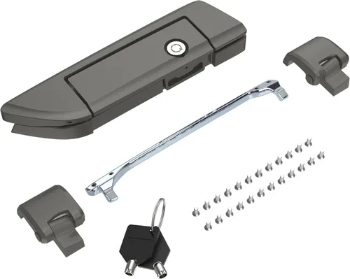 Vista 52 de Tour Pack - Pestillos para tapa de maletero con llaves para Harley Touring/Road King/Road Glide/Street Glide/Electra Glide/Ultra-Classic 2014+