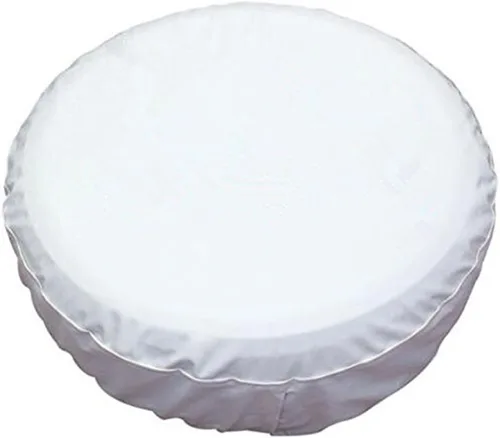 Vista 12 de Cubierta de rueda de repuesto, de piel de PVC, impermeable, a prueba de polvo, con bandera estadounidense, para Jeep Liberty Wrangler Rv, Negro