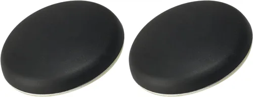 METALLIXITY Protector de pared para tope de puerta (1.57 pulgadas), 2 unidades, tapón adhesivo de goma para manija de puerta, para protectores de