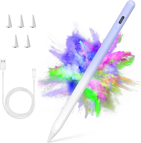 Vista 23 de Lápiz óptico para iPad 2018-2023 con rechazo de palma, lápiz activo para iPad de 10ª/9ª/8ª/7ª/6ª generación, para iPad Pro de 11/12.9 pulgadas