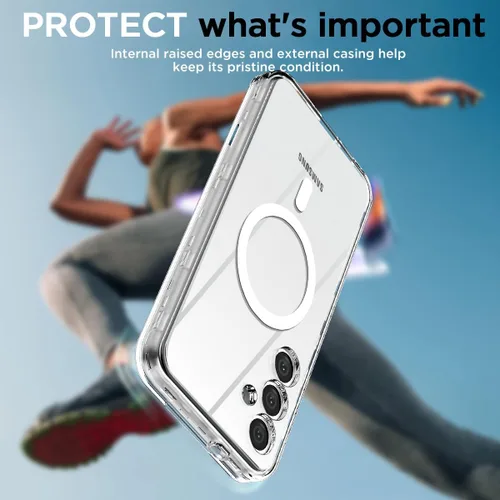 Vista 32 de AICase para Samsung Galaxy S24 Ultra (6.8 pulgadas) con protector de pantalla de vidrio, resistente protección contra caídas de cuerpo completo
