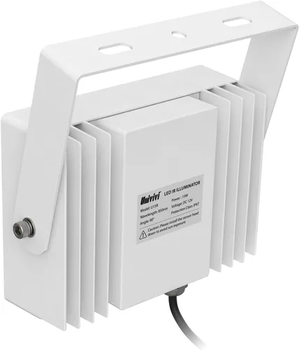 Vista 3 de Univivi Iluminación IR 15 LEDs 90 grados gran angular IR luces para visión nocturna IP67 impermeable 850nm luz infrarroja para cámara de vigilancia