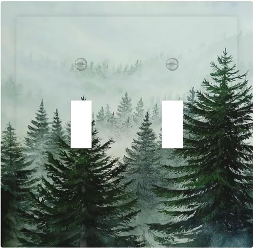 Vista 52 de Cubiertas de enchufe de pintura floral de grafiti de girasol abstracto, 1 palanca, 1 combinación basculante, placas de interruptor eléctrico, placa