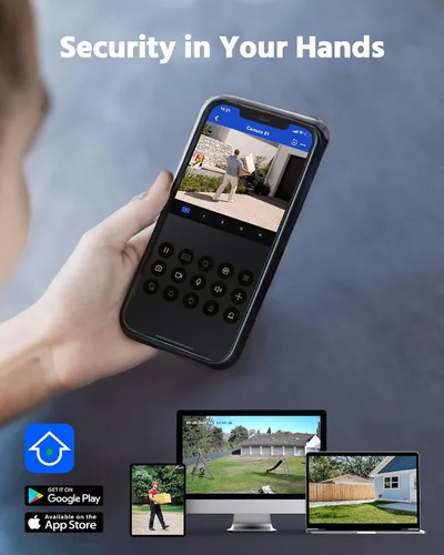 Vista 8 de ANNKE 3K Lite Sistema de cámara de seguridad con cable con detección AI de humanos/vehículos, DVR de vigilancia H.265+ de 8 canales con disco duro