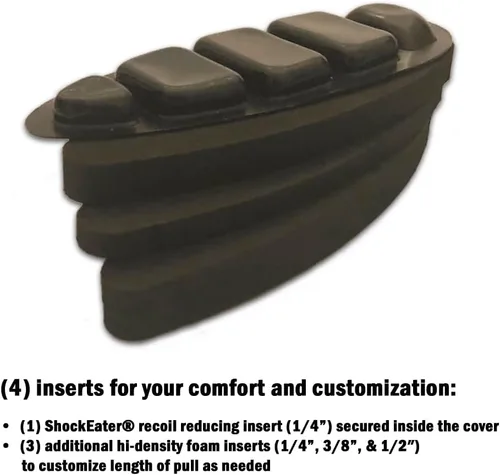 Vista 2 de Kit de almohadilla de retroceso de cuero deslizante, ajustable, fabricado en EE. UU