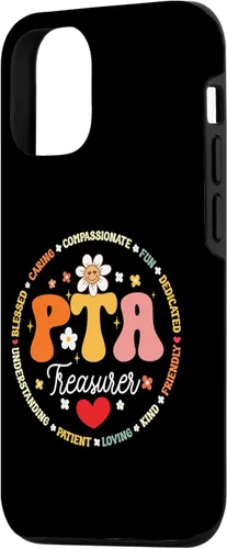 Vista 2 de iPhone 15 Parents Teacher Association Team Supporter PTA Treasurer Case