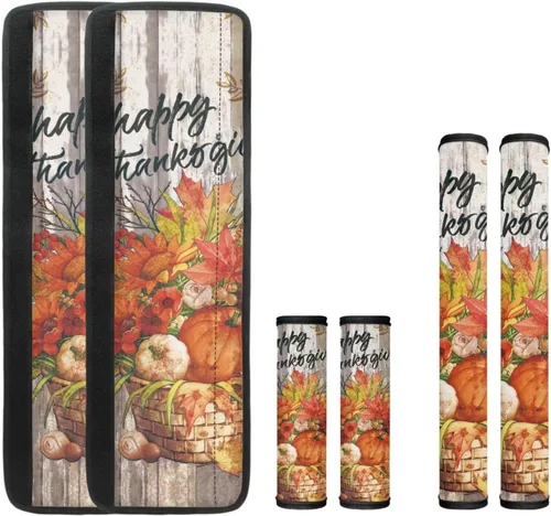 Vista 38 de DISNIMO Juego de 6 fundas navideñas para manija de puerta de refrigerador, decoración de cocina, de Papá Noel, fundas para manijas