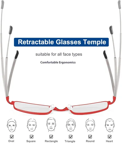 Vista 6 de Gafas de lectura multifocales progresivas fotocromáticas para hombres con luz azul multifoco lectores gafas de sol de transición