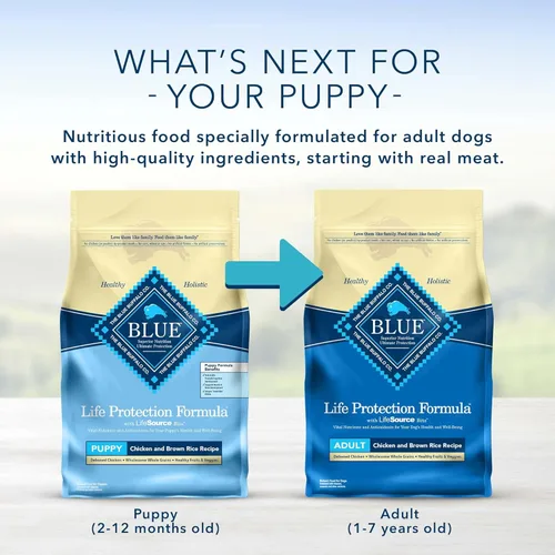 Vista 8 de Blue Buffalo Life Protection Formula - Alimento seco natural para cachorros, con pollo y arroz integral, bolsa de 5 libras