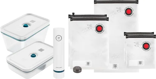 Vista 10 de Zwilling 1022416ZWILLING Fresh & Save - Juego de iniciación al vacío, vidrio, 7 piezas, La Mer, La Mer