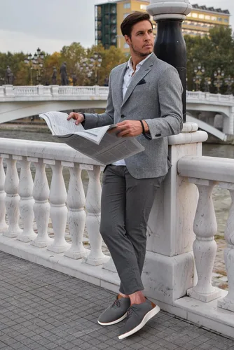 Vista 2 de VILOCY - Tenis de vestir informales para hombre, zapatos oxford cómodos de malla transpirable