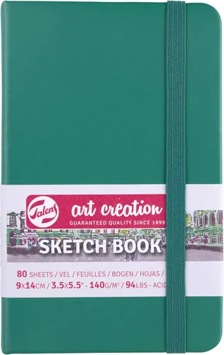 Vista 7 de Talens Art Creation Cuaderno de bocetos 80 hojas, 5.1 in x 8.3 in, negro