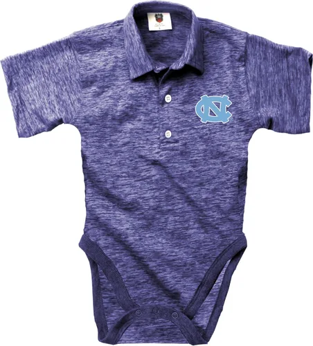 Vista 16 de Wes and Willy Baby Sports Fan Polo Snap Suit Romper Infantil Nublado Hilado Golf Creeper