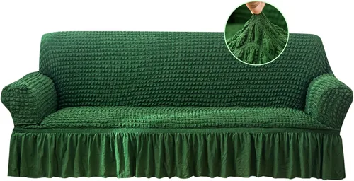 Vista 13 de Jeloris Funda Elástica para Sillón de Fácil Ajuste Cubierta de Sofá con Falda, Protector de Muebles Universal Duradero Lavable de Alta Elasticidad