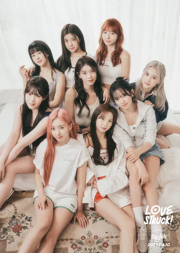 KEP1ER LOVESTRUCK! The 4th Mini Album ( FIRST BLUSH Ver. + First Press Folded Poster ) K-POP SEALED