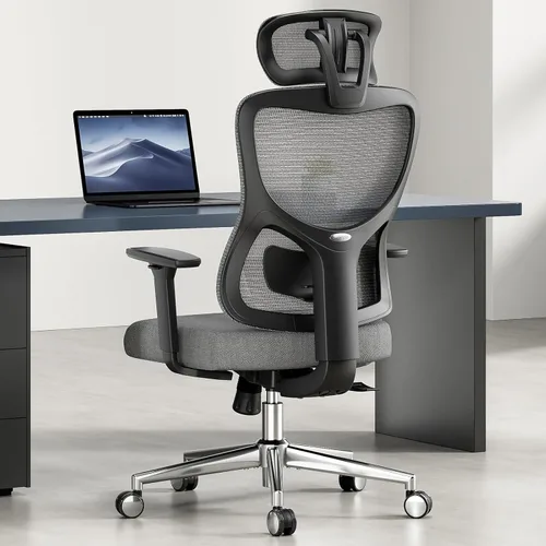 Vista 9 de Ergonomic Mesh Office Chair with Adjustable Lumbar Support and Headrestomfy Computer Chair with 3D Armrest Recling Swivel Chair for Home, Office