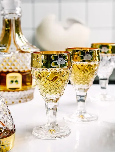 Vista 5 de Botella de vino de vidrio para whisky botella de cerveza de cristal Recipientes de cerveza de cristal Copa de vidrio Casa Bar Herramientas